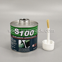 Adhesive tin can